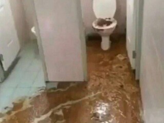Обычный туолет в школк