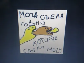 Моча съела говно которое съела мочу