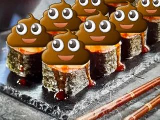 Роллы с говном