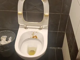 В киме насрано