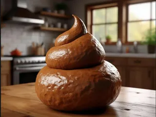 Говно на столе