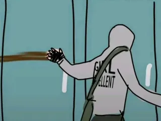 По стенке мажу