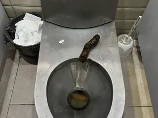 Покакал в туалете ТЦ