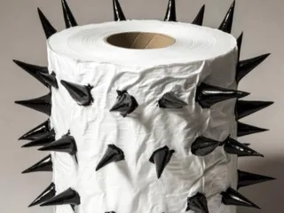 После поноса туалетная бумага выглядит так