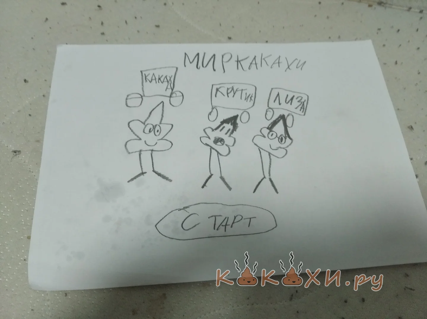 Главное меню мир какахи ( Непонятная )